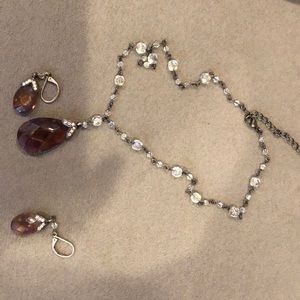 Earring and necklace set